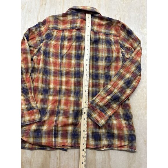 Duluth Trading Women’s Fall Flannel Short Pumpkin Patch M Cotton - Picture 4 of 7